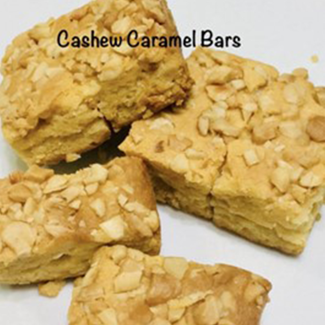 Cashew Caramel Bar 8 Slices/box | Iskaparate