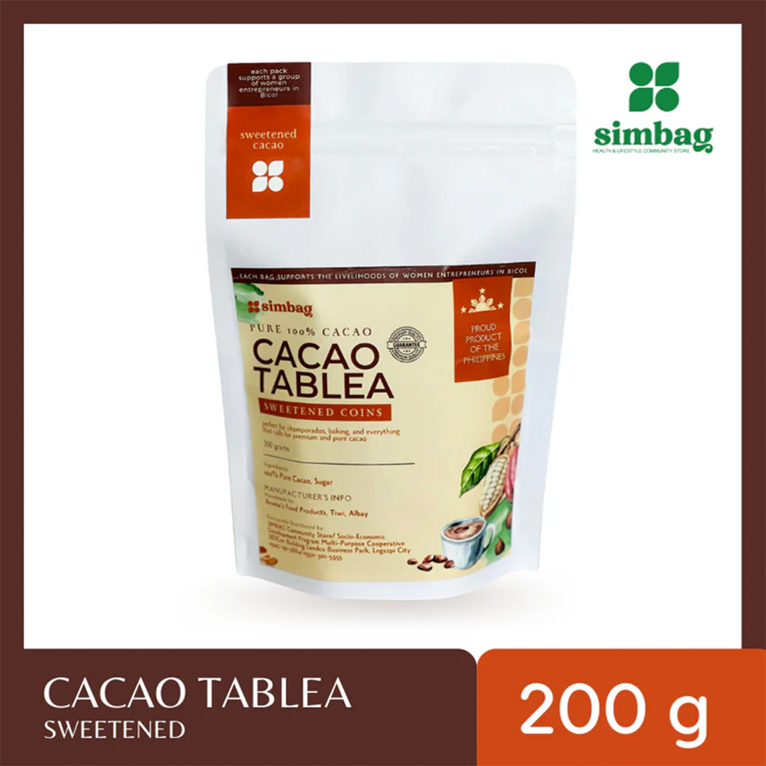 Cacao Tablea Sweetened 200g | Iskaparate