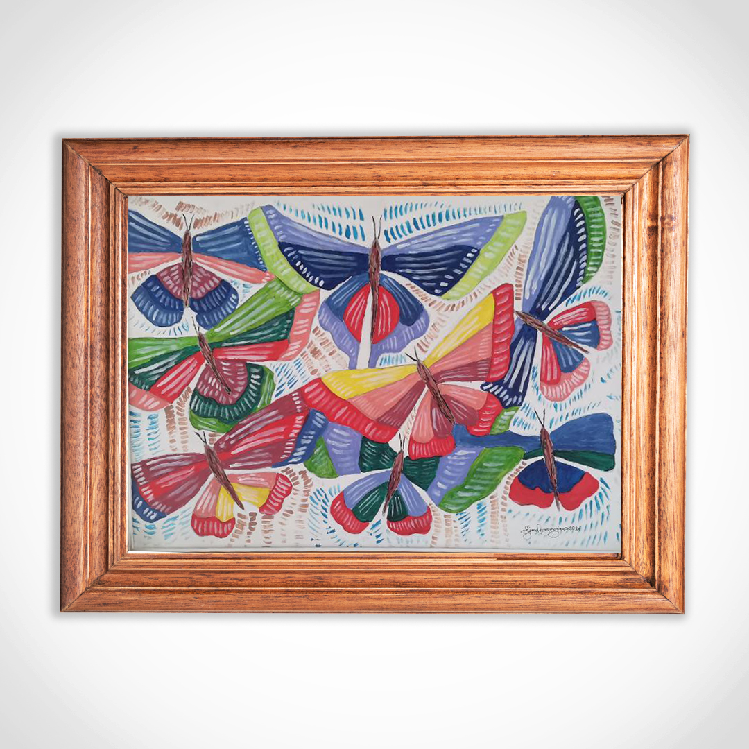 Ishihara's Creation - Butterflies Painting | Iskaparate