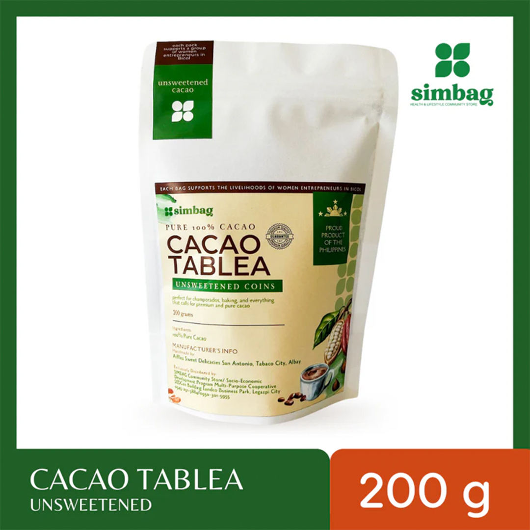 Cacao Tablea Unsweetened 200g | Iskaparate